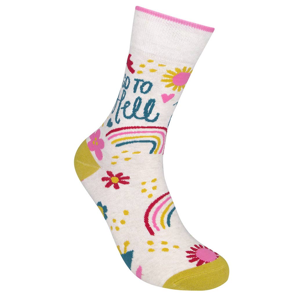 Go to Hell Socks | Curse Word Socks | Funny Unisex Socks - HER Home Design Boutique